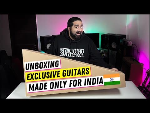 Unboxing Exclusive Guitars Made Only For India 🇮🇳