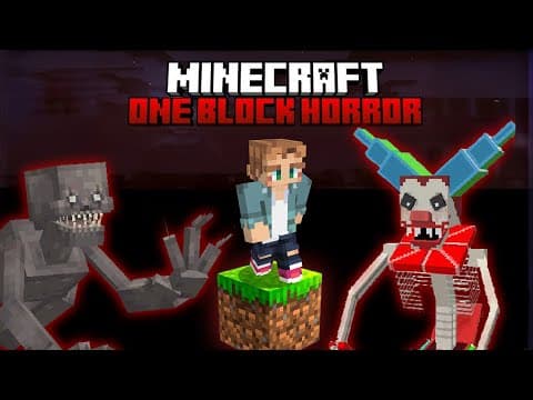 Minecraft Just Got Even Scarier! One Block Horror 2