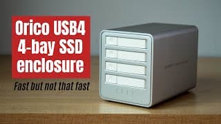 Orico 4-bay Usb4 Ssd Enclosure (8848u4) Review: 32tb Ssd Anyone?