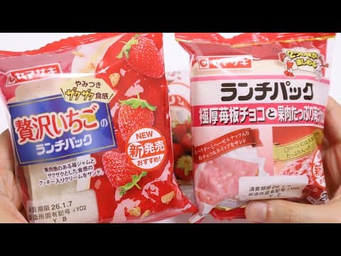 🍓strawberry Lunch Pack Japanese Sweet Sandwich Yamazaki Myroti