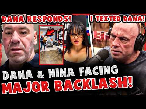 Dana White & Nina Drama Face Backlash Over Footage + Dana Responds! Joe Rogan Reveals Text To Dana!