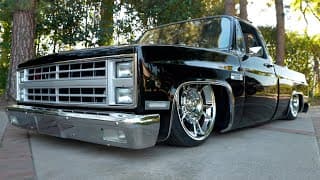 Garage Built 600hp Chevy C10 Squarebody Truck Slammed [4k]