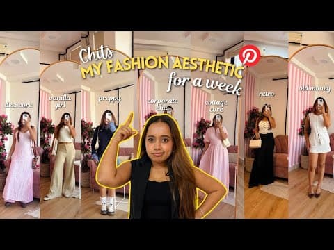 Chits Decide My Fashion Aesthetic For A Week😱