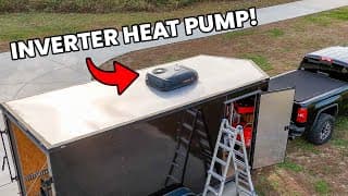 Upgrading My Hvac Work Trailer With An Inverter Heat Pump