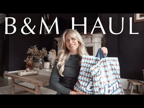 Huge B&m Haul 📦 New In Christmas 2025 Home Decor & Halloween Finds For Autumn