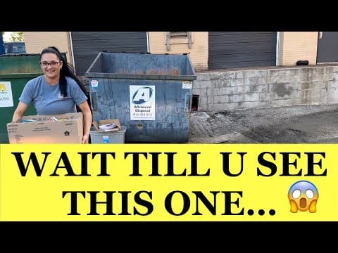Dumpster Divin...not To Toot My Own Horn, But Toot Toot...🤷🏻‍♀️🤣