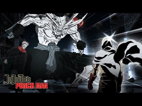Saitama Vs Sukuna And Mahoraga