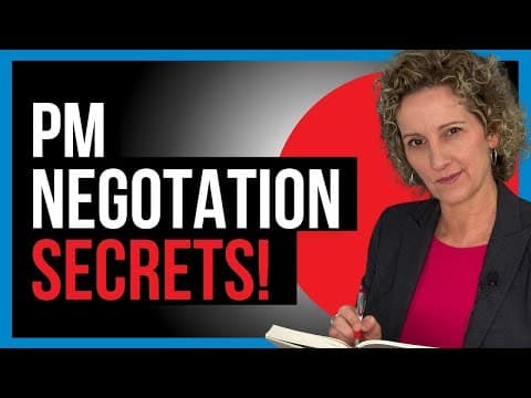 Negotiation Skills For Project Managers