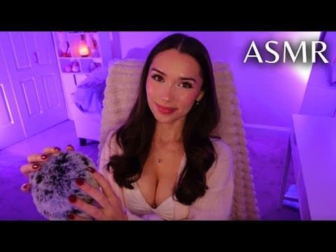 Asmr Brain Massage ♡ Fluffy Mic Brushing + Rubbing With Personal Attention Whispering