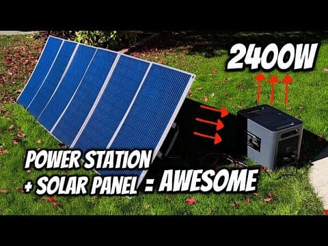 Aferiy 2400w Power Station + 400w Solar Panel: Ultimate Portable Power Solution?