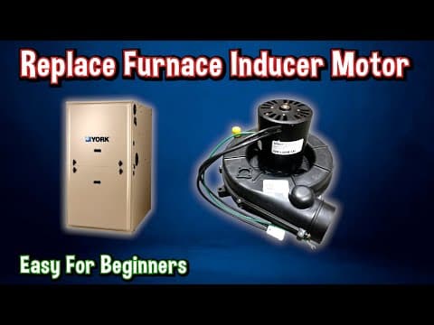 York Furnace - Replace Furnace Inducer Motor - Diy - Easy For Beginners