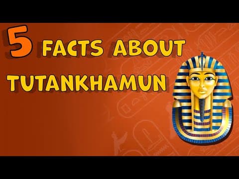5 Facts About Tutankhamun | Tutankhamun Facts For Kids | Fun Facts About Pharaohs | Pharaohs History