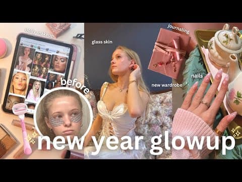 🧖🏼‍♀️ Glowup For 2026: Clear Skin, Dolly Makeup, Journaling, Shower Routine, Lacemade Dress Haul🌟