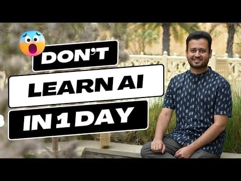 Don't Waste Your Time : The Dark Reality Of Quick Ai Courses
