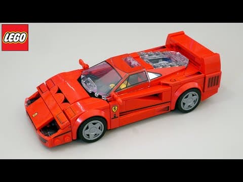 Где Мои Глаза? Обзор Набора Лего Speed Champions 76934 Ferrari F40 2024