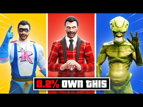 I Got Every Rare Outfit In Gta Online...