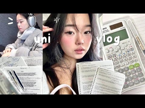 Stressed Exam Week🗄️: Crashouts And Productivity, Cramming Assignments, Christmas Wishlist Etc.