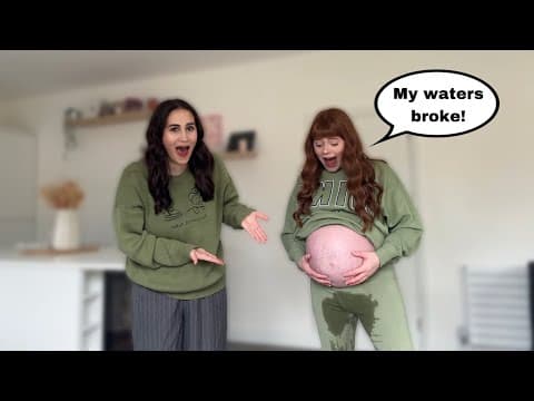 Waters Breaking Prank🤰🏻💦 Ad