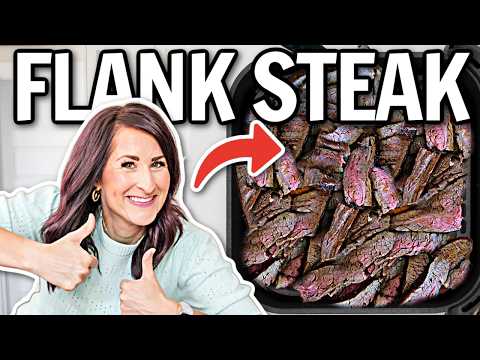 The Secret To Tender Juicy Flank Steak In The Air Fryer →  Air Fryer Recipe: Steak Tacos