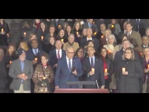 Democrats' Ultra-cringe J6 Candlelit Vigil: Schumer & Jeffries Lead Awkward  Sing-along!