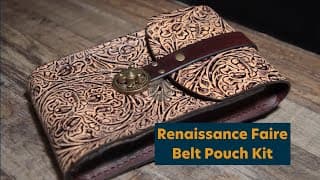 Intermediate Leather Working Project: Renaissance Faire Belt Pouch Kit | Weaver Leather Supply
