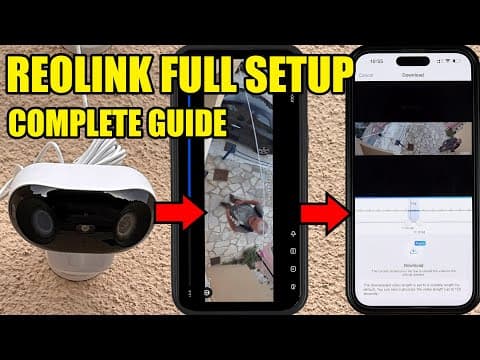 Reolink Security Camera Full Setup Guide (unboxing To App Tutorial!) | Complete Walkthrough