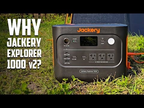 Best Portable Power Station Under $800: Why Should You Get The Jackery Explorer 1000 V2?