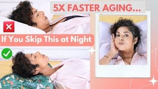 5 Reasons Your Sleep Position Is Aging Your Face By 20 Yrs/ And How Nighttime Face Yoga Reverses It