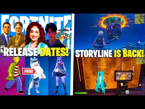 Fortnite Update! (all Shop Dates, Storyline Event, Saja Boys, Festival Chappell Roan)