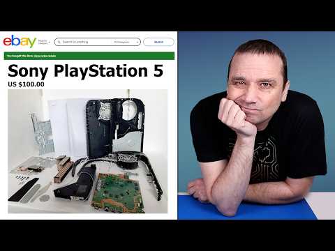 I Paid $100 For The Brokenest Ps5 On Ebay - Can I Fix It?