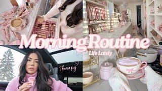 Life Lately 🌸 My Morning Routine | Therapy, Coffee Chats, Girl Mom Vibes 🎀☕️