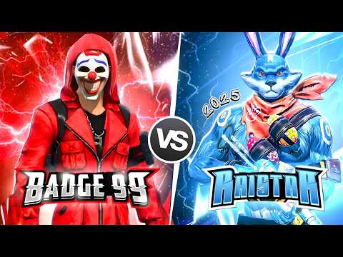 Raistar Vs Badge99 In 2025 🔥😱 Free Fire Max