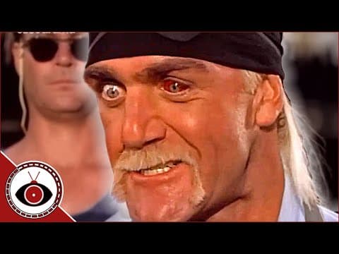 Hulk Hogan Pops A Blood Vessel While Arm Wrestling In This Stupid Tv Show