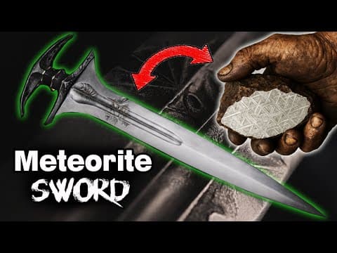 Making An Ancient Sword From Meteorite & Medieval Artifacts