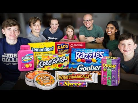 Our Kids Tried Candy From Our Childhood… Some Regretted It 🤢🥴