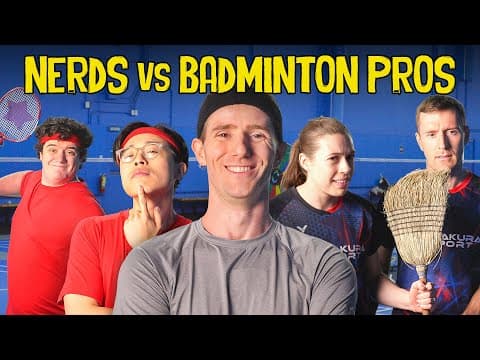 How Hard Is It To Beat Professional Badminton Players? - Nerdsports Episode 6