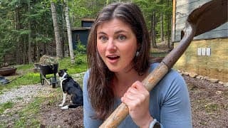 I Dug Up My Cabin Garden… And Found A Hidden Hot Spring (ep. 5)