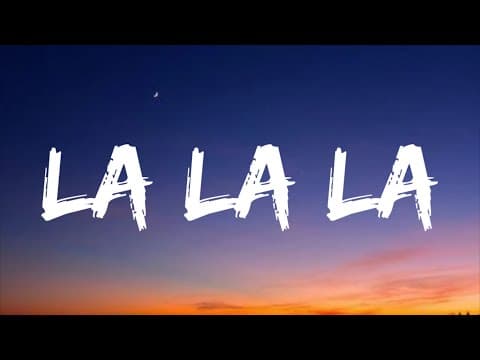 Naughty Boy - La La La Ft. Sam Smith (lyrics)