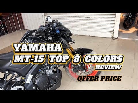 New Yamaha Mt15  Hottest 8 Color Review - Mt-15 Elegant Black First