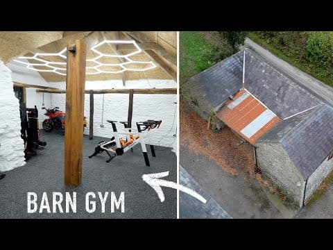 I Built My Own Gym in A 300 Year Old Barn
