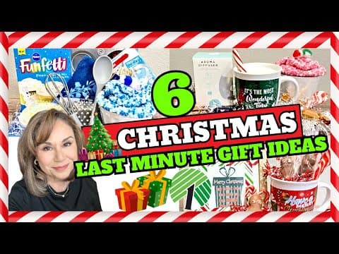 6 Diy🎄christmas Dollar Tree Gift Ideas...last Minute Gift Baskets