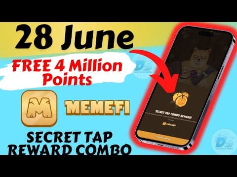 ( Level 1-11 ) Memefi Secret Reward Combo |memefi 4,000,000 Coins Code | Memefi Secret Code |#memefi