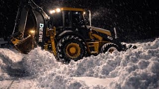 We Plowed 14 Inches Of Snow During A Blizzard Shutdown