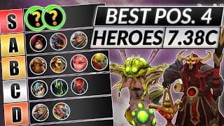 New Support Tier List Patch 7.38c - Best Position 4 Heroes Ranked - Dota Meta 2 Guide