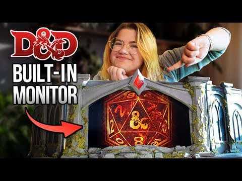 I Made My Dream Dungeon Master Screen With A Built-in Display