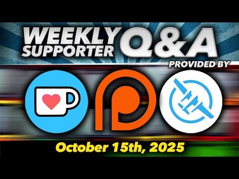 Supporter Q&a #378