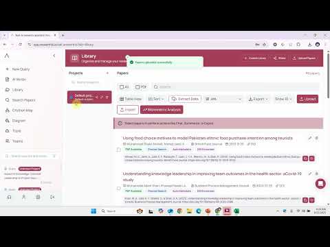 Search Papers And Extract Data Using Answerthis.io