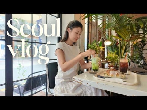 Korea Vlog 🇰🇷 First Class To Seoul, Korean Skincare Routine