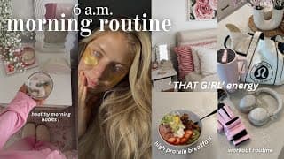 6am Morning Routine! (morning Non-negotiables, Skincare & Supplements, How I Start My Day Right)