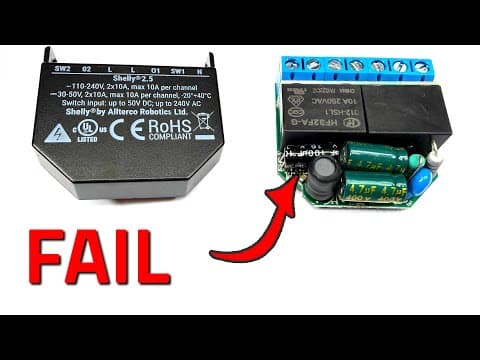 The Shelly 2.5 Design Flaw: Cheap Capacitors Killing Your Smart Home Relays